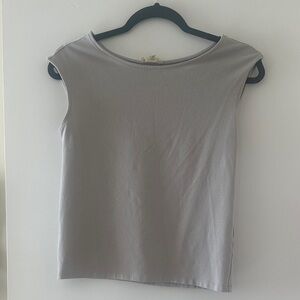 Madewell gray boatneck top